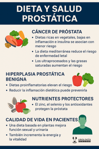 Dieta y próstata: cómo influye en cáncer y crecimiento&nbsp;prostático
