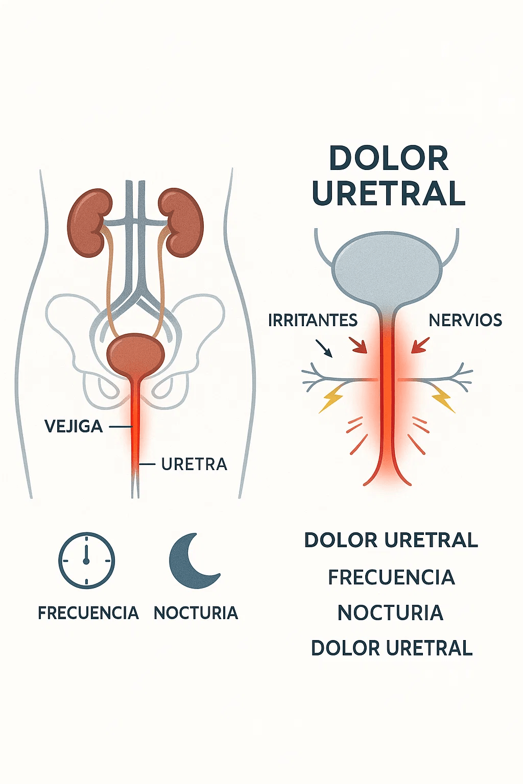 Cuando te arde para orinar pero no es una infección