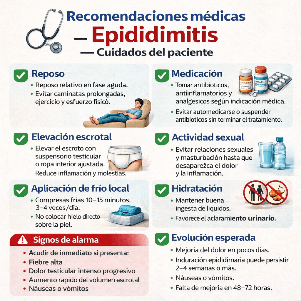 Epididimitis, que hacer en casa