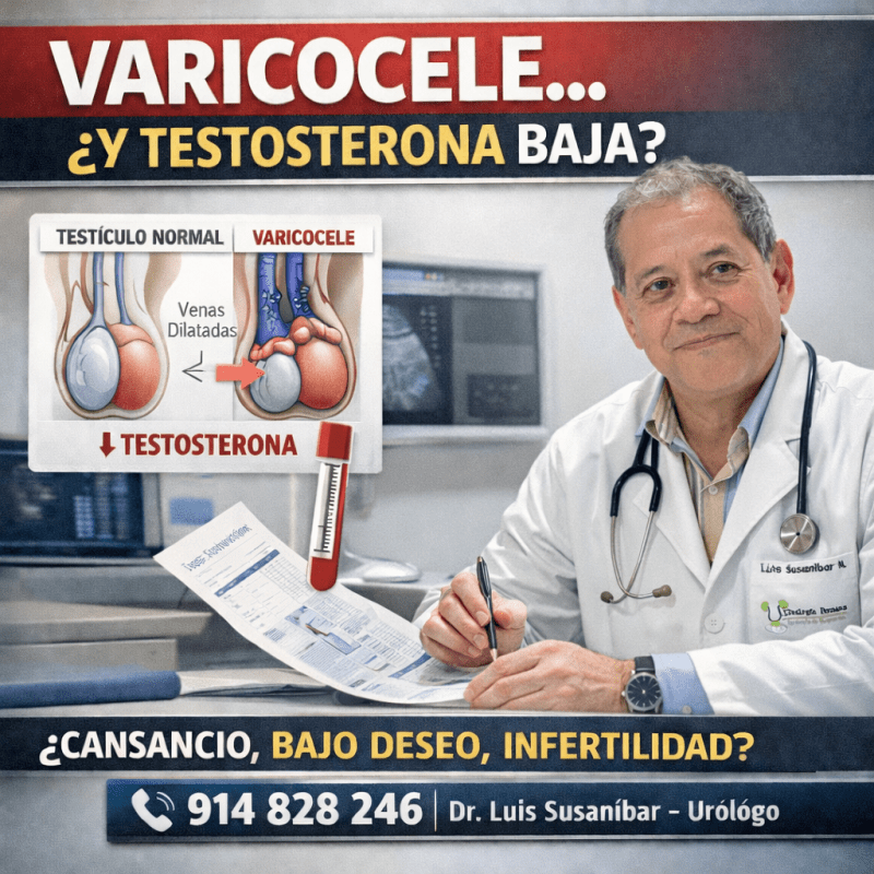 Varicocele y testosterona baja: ¿existe&nbsp;relación?