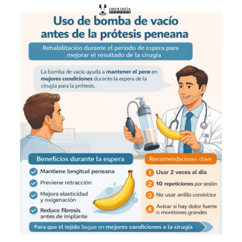 Cómo usar una bomba de vacío antes de ponerte la&nbsp;prótesis