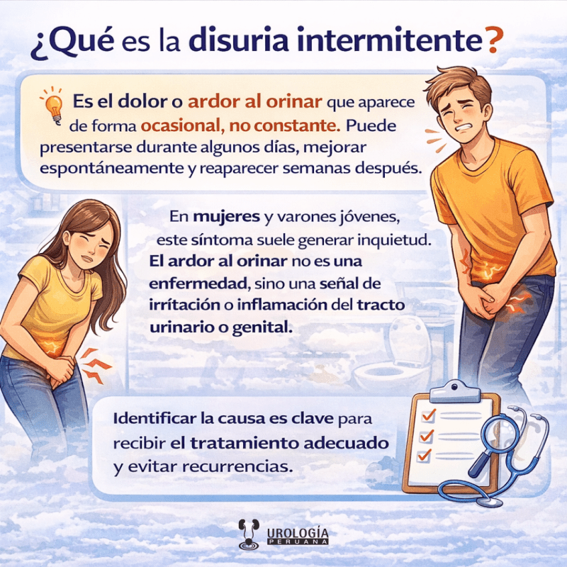 Disuria intermitente, cuando te arde para orinar: causas y cuándo consultar al&nbsp;urólogo