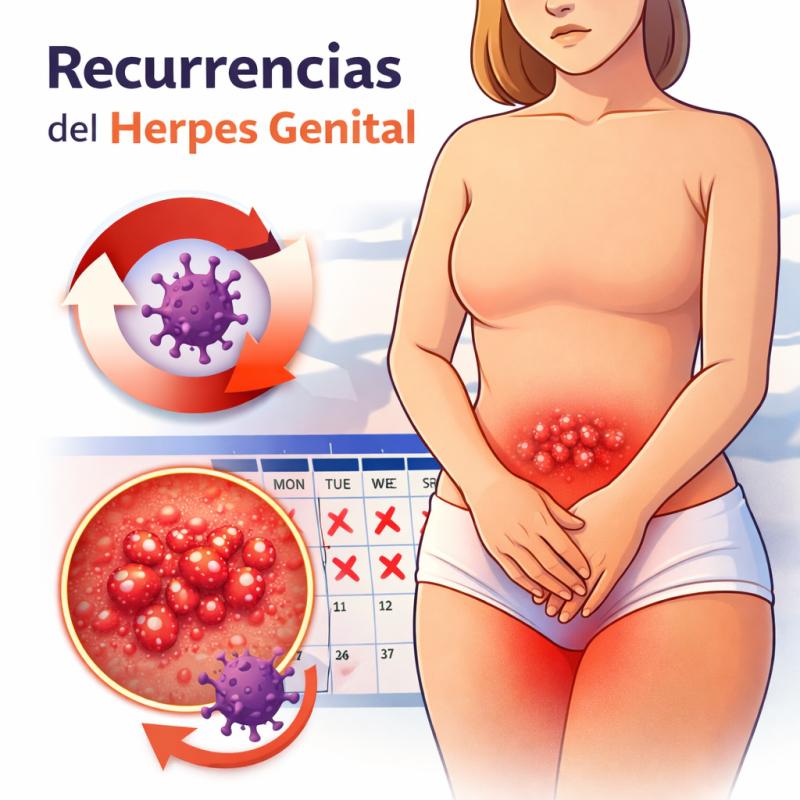 Recurrencias del herpes genital: qué las&nbsp;activa