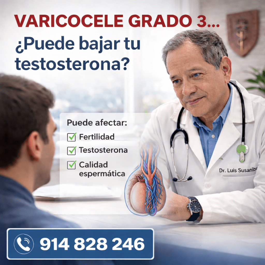 Varicocele grado 3 y testosterona baja: lo que debes&nbsp;saber
