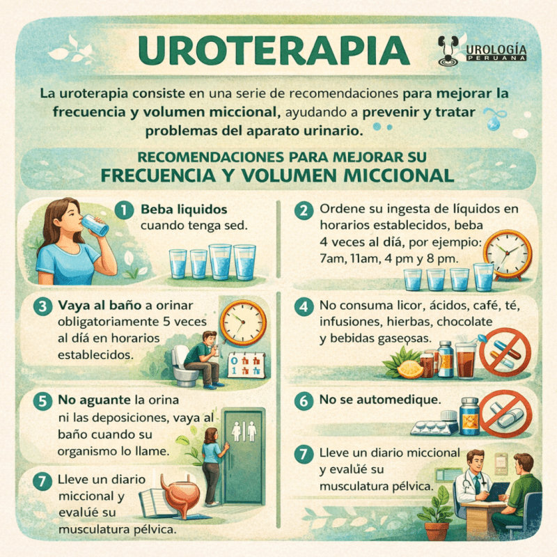 Uroterapia: qué es y recomendaciones&nbsp;clave
