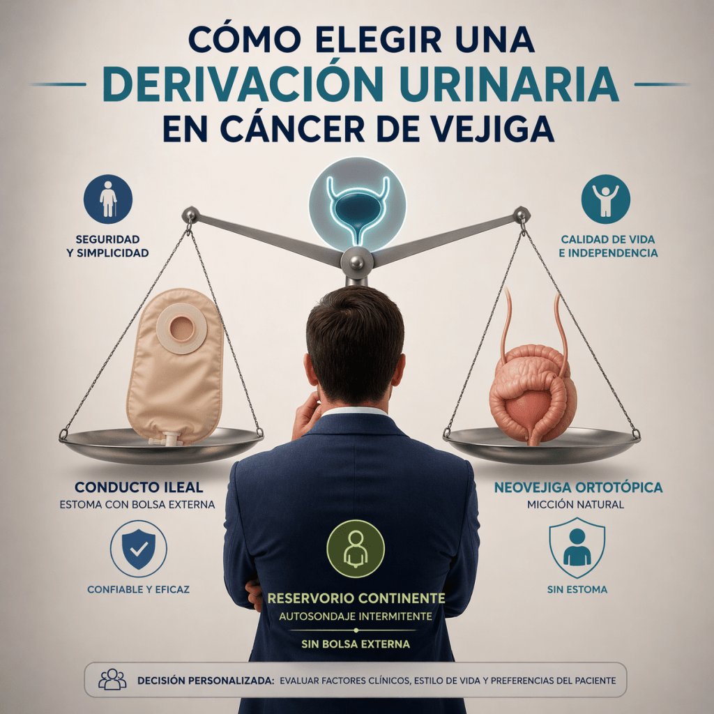 Cómo elegir la mejor derivación urinaria tras&nbsp;cistectomía