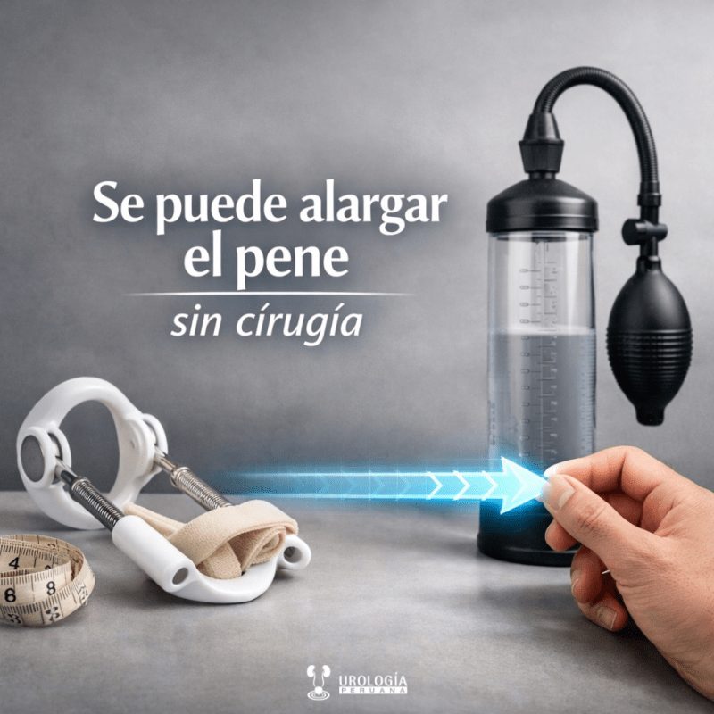 ¿Se puede alargar el pene sin&nbsp;cirugía?