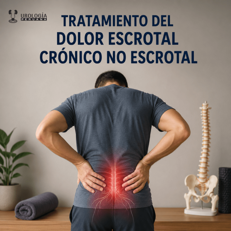 Tratamiento del dolor escrotal crónico no&nbsp;escrotal