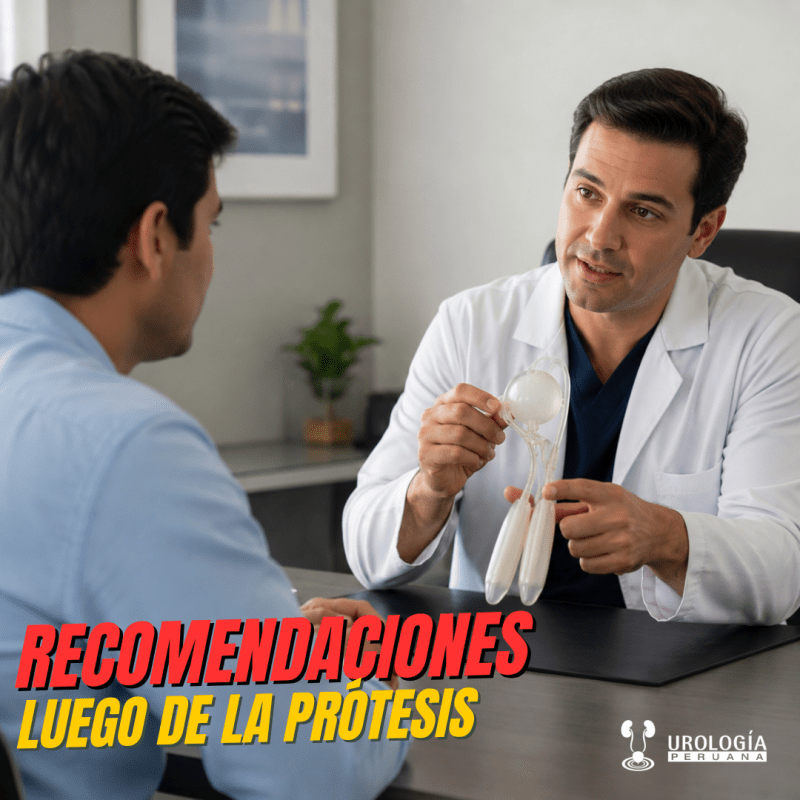 Recomendaciones Postoperatorias
luego de la Cirugía de Implante de Prótesis&nbsp;Peneana