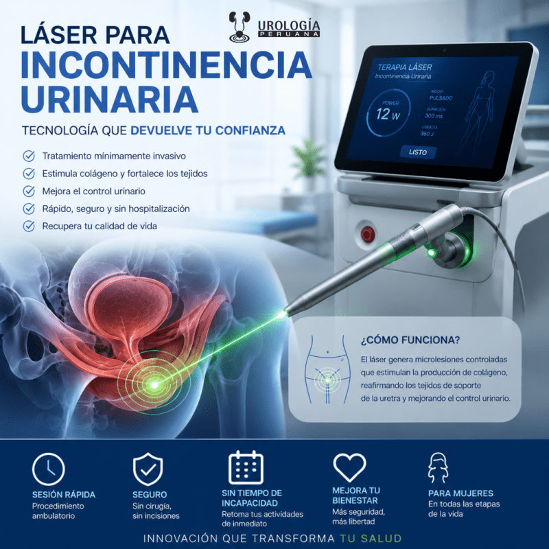 Láser para la&nbsp;incontinencia