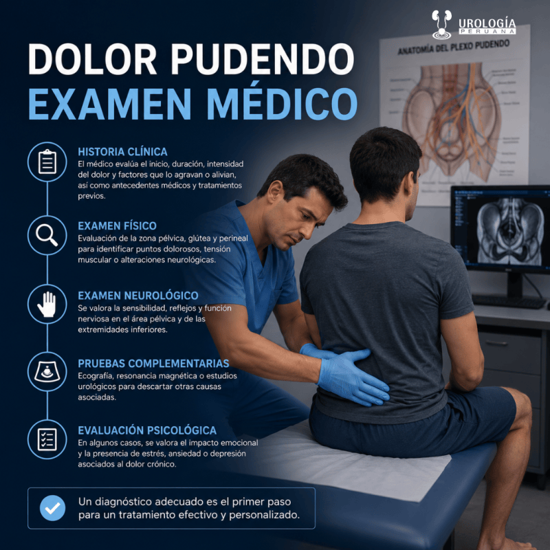 Dolor pudendo: maniobras durante el examen&nbsp;médico