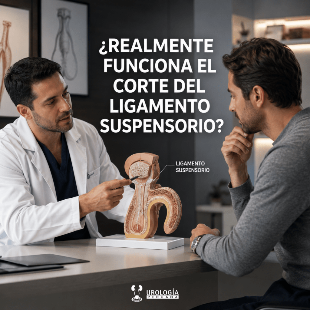 Ligamento suspensorio: ¿cuánto aumenta el tamaño del pene?