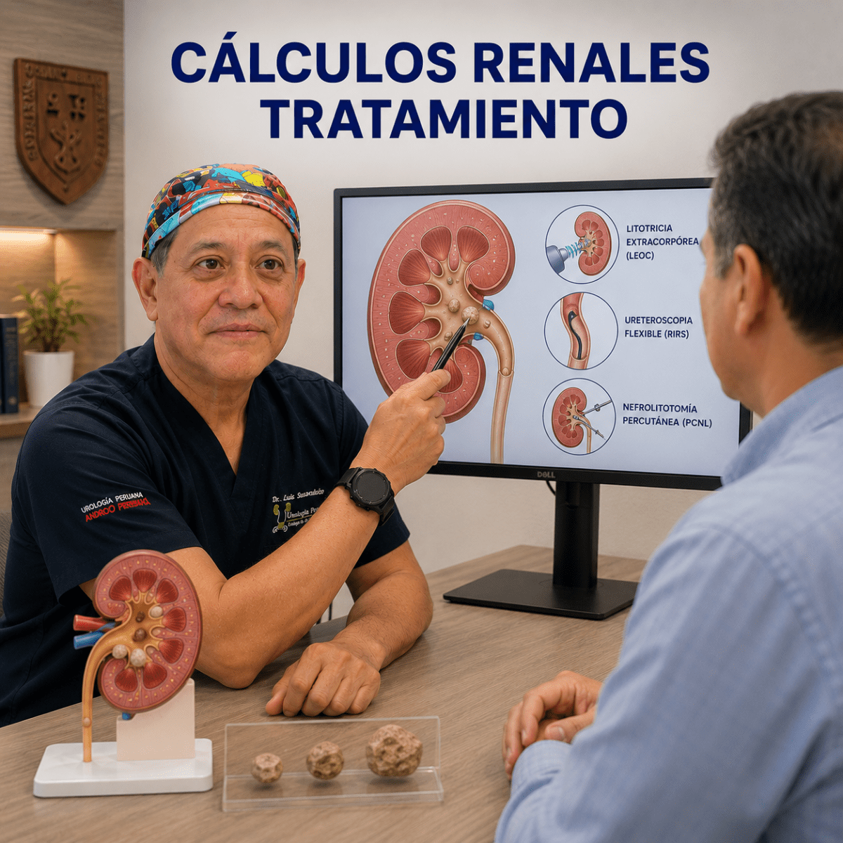 Cálculos renales, tratamiento según las&nbsp;guías