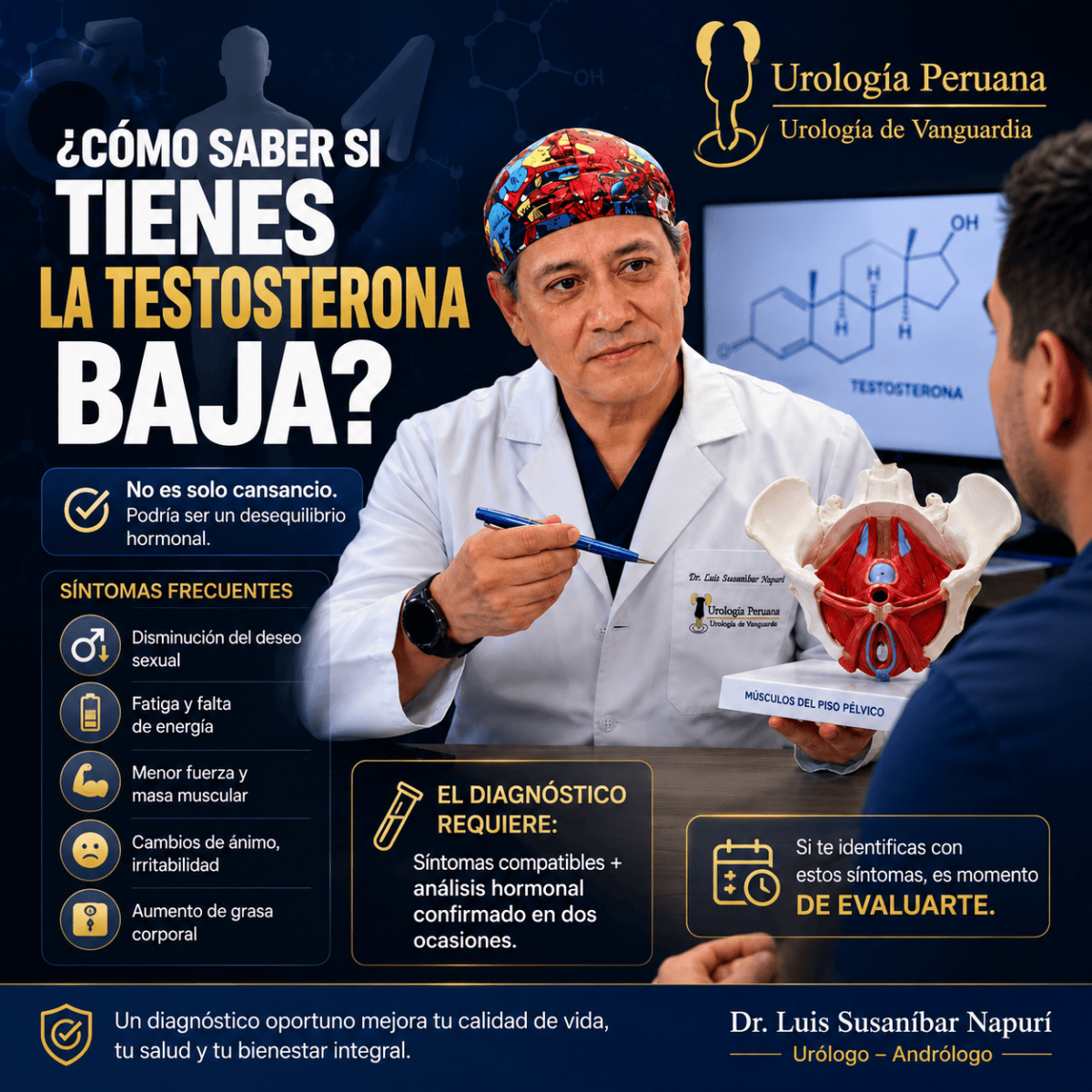 Cómo saber si tienes testosterona&nbsp;baja