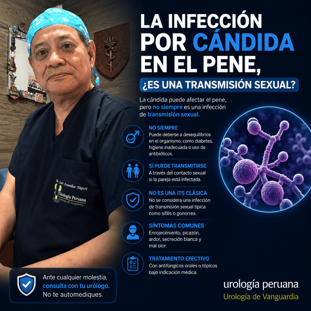 La infección por cándida en el pene, ¿es una transmisión&nbsp;sexual?