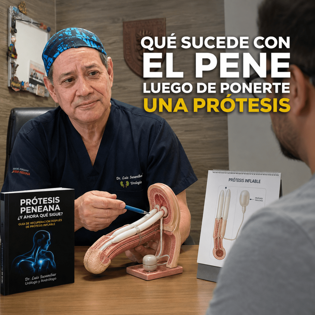 Qué sucede con el pene luego de colocarte una prótesis