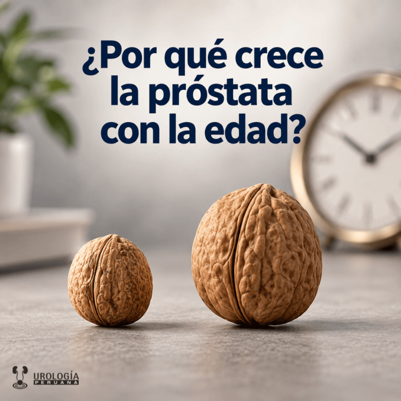 ¿POR QUÉ CRECE LA PRÓSTATA CON LA&nbsp;EDAD?