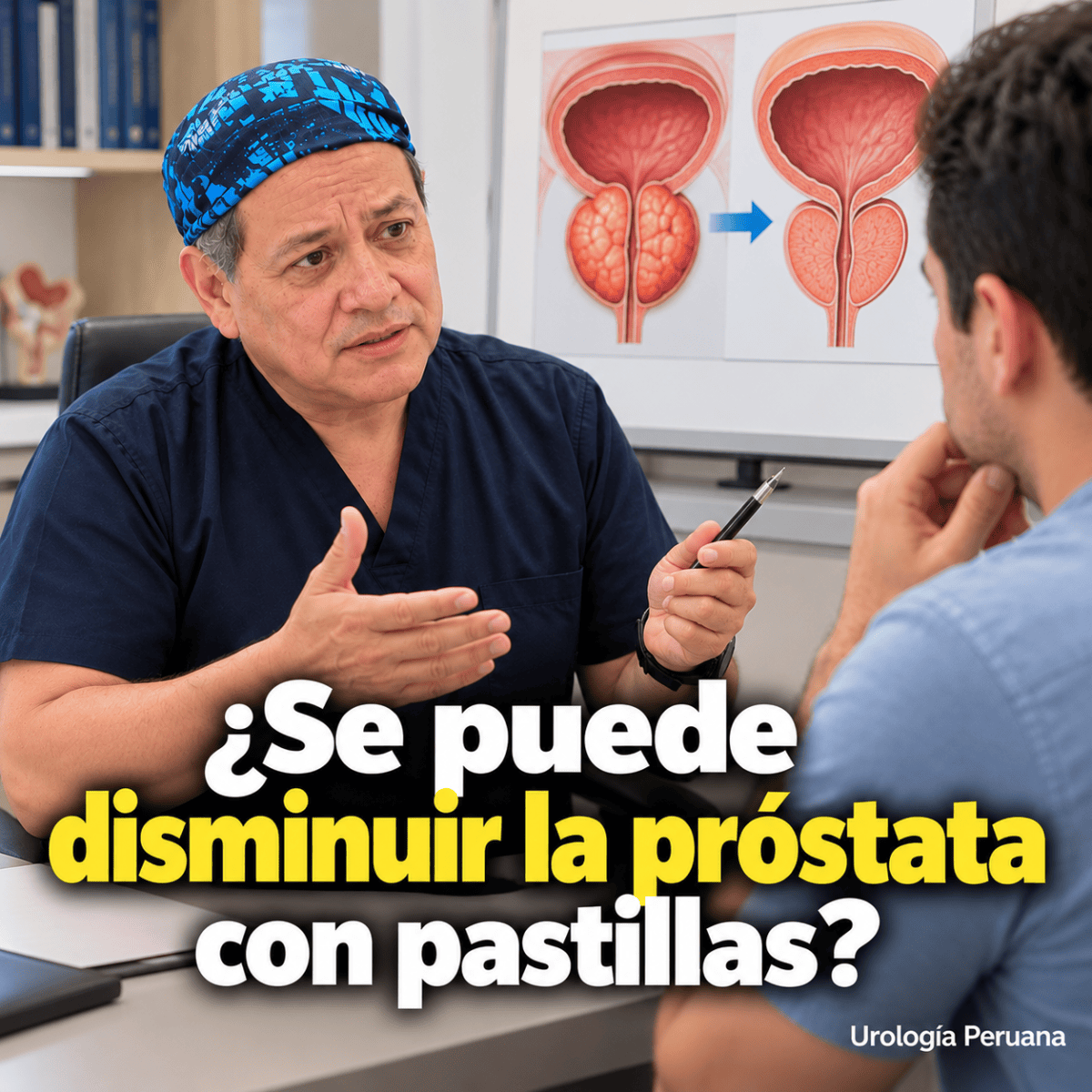 ¿Se puede disminuir la próstata con&nbsp;pastillas?
